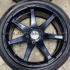 JDM Yokohama AVS Model F7 Black 18 Forged Wheels